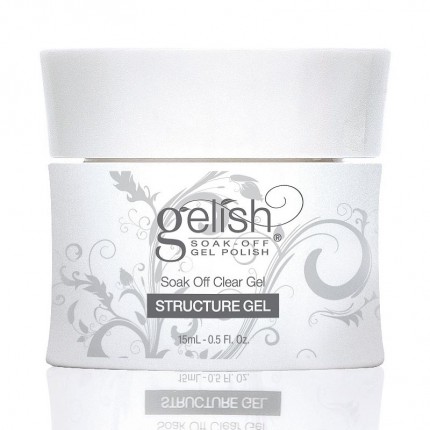 Structure Clear Gel 15ml - GELISH - průhledný, zpevňující gel na nehty