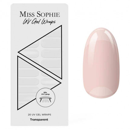 Transparent - Miss Sophie - UV/LED gelové nálepky 20ks