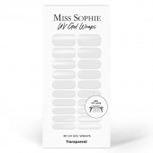 Transparent - Miss Sophie - UV/LED gelové nálepky 20ks