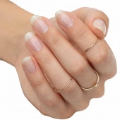 Transparent - Miss Sophie - UV/LED gelové nálepky 20ks