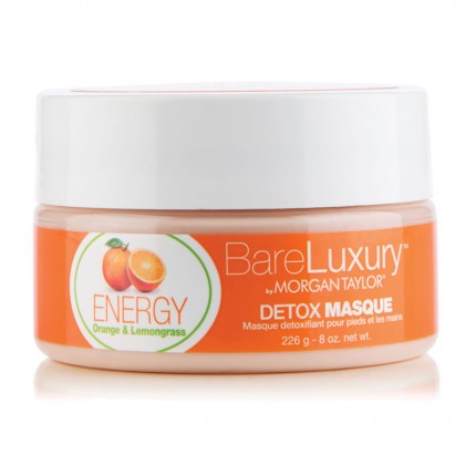 BareLuxury Energy Orange & Lemongrass Detox Masque 226g - MORGAN TAYLOR - detoxikační maska pomeranč / citrónová tráva