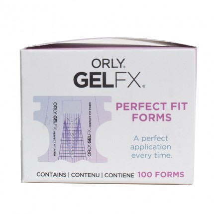 Perfect Fit Nail Form 100ks - ORLY GELFX - šablona na gelové nehty