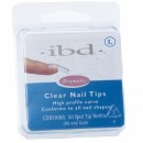 Clear tipy 1 - 50ks - IBD - průhledný tip na nehty, velikost 1